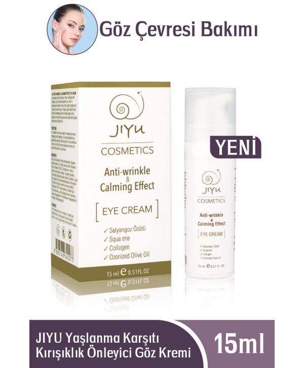 Jiyu Koyu Halka Yaşlanma ve Kırışıklık Karşıtı Göz Çevresi Bakım Kremi 15 ml.