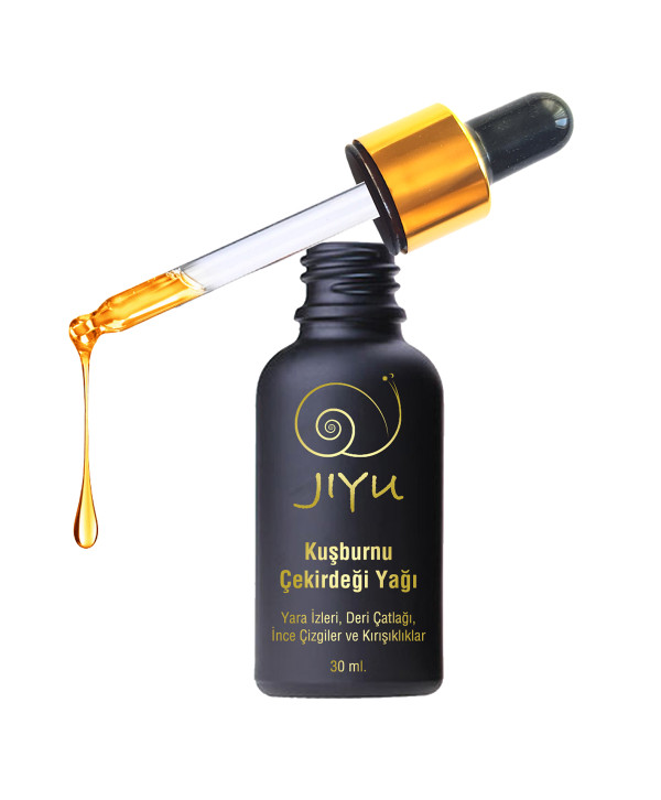 Jiyu Kuşburnu Çekirdeği Yağı %100 Doğal Vegan Soğuk Sıkım 30 ml.