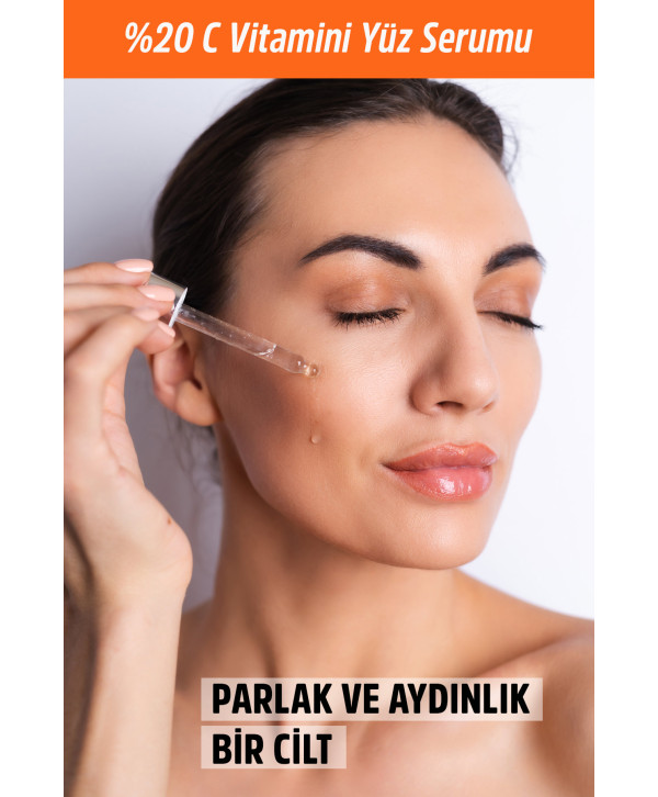 Jiyu C Vitamini Serumu – Aydınlatıcı, Leke Giderici ve Yaşlanma Karşıtı Cilt Bakımı 30 ml.