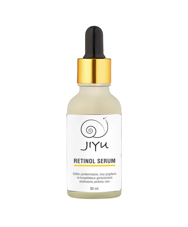 Jiyu Retinol Serum Yaşlanma Karşıtı Kırışıklık Giderici Onarıcı ve Cilt Yenileyici Retinol Cilt Bakım Serumu 30 ml.