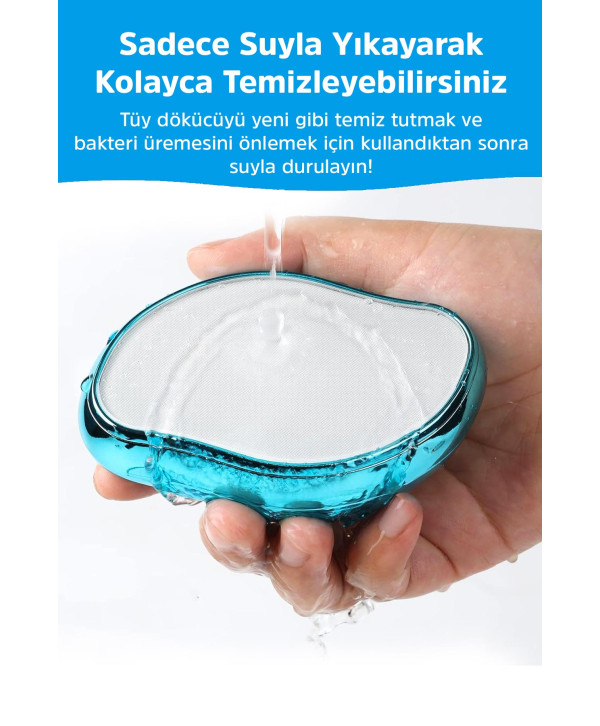 Jiyu Crystal Eraser Epilasyon Aleti Tüy Silgisi Tüy Alıcı Fiziksel Kristal Epilatör