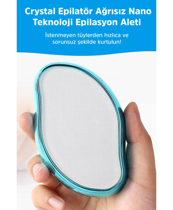 Jiyu Crystal Eraser Epilasyon Aleti Tüy Silgisi Tüy Alıcı Fiziksel Kristal Epilatör